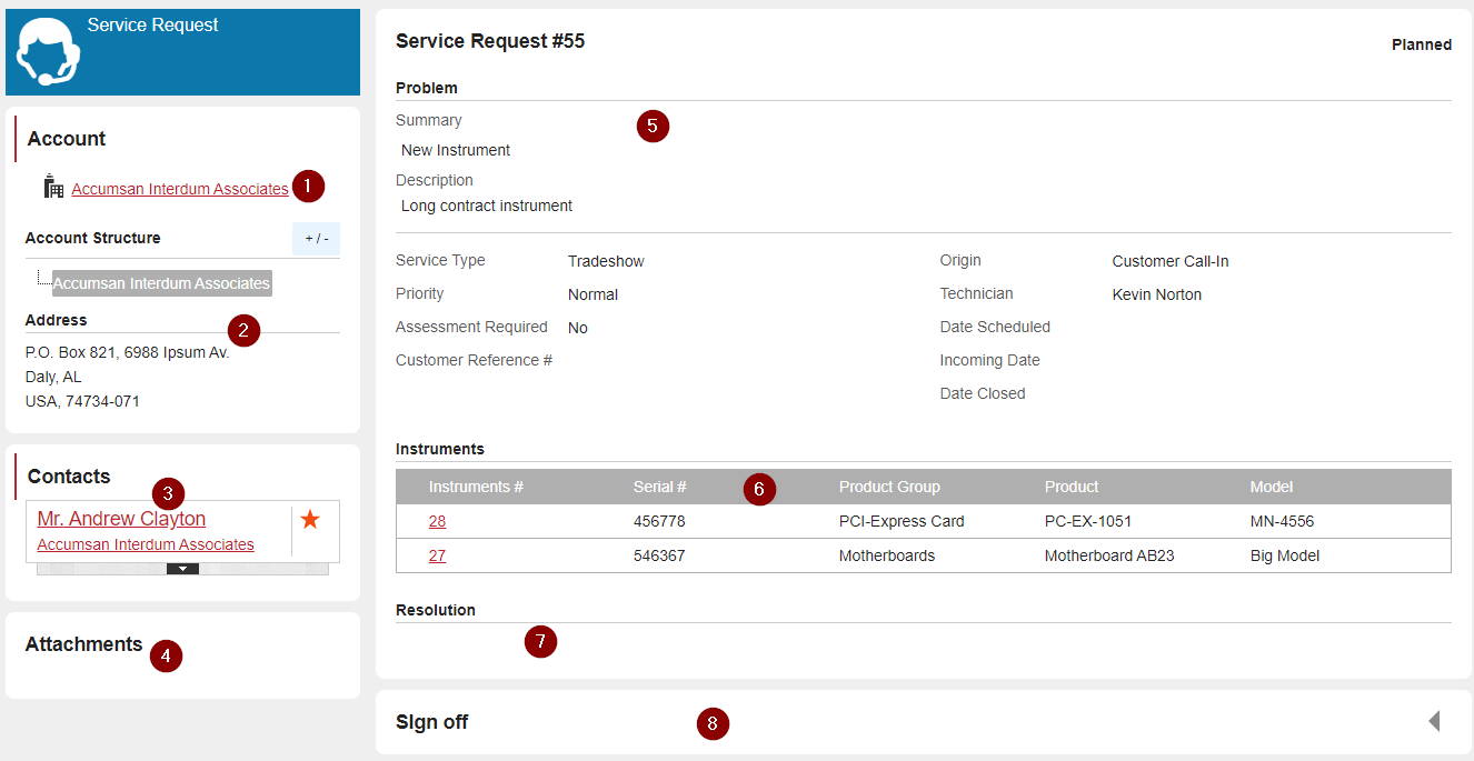Aspec Instrument Service Requests – ASPEC Help